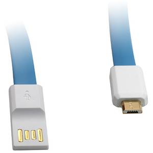 Cablu de date Vojo IUCATMUABS Trim microUSB 1.2m Blue