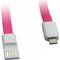 Cablu de date Vojo IUCATI5ROZ Trim Pink 1.2m pentru Apple iPhone 5 / 6