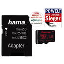 Card de memorie Hama microSDHC 64GB 80 Mbs UHS-I U3 cu adaptor SD