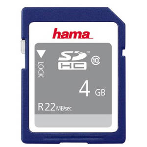 Card Hama SDHC 4GB 22 Mbs Clasa 10