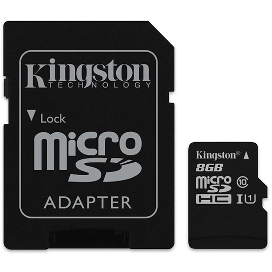 Card de memorie Industrial microSDHC 8GB 20 Mbs Clasa 10 UHS-I U1 cu adaptor SD