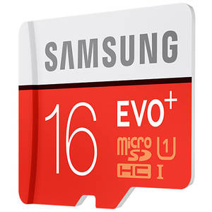 Card Samsung microSDHC EVO Plus 16GB Clasa 10 UHS-I U1 80MB/s