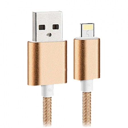Cablu de date USB la Lightning 0.3m Auriu thumbnail