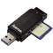 Card reader Hama 123901 USB 3.0 SD / microSD Black