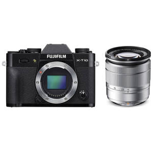 Aparat foto Mirrorless Fujifilm X-T10 16.3 Mpx Black Kit XC 16-50mm