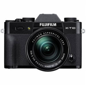 Aparat foto Mirrorless Fujifilm X-T10 16.3 Mpx Black Kit XC 16-50mm si 50-230mm