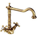 MAYFAIR Bronz dubla comanda robineti rotativi finisaj antichizat