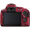 Aparat foto DSLR Nikon D5300 24.7 Mpx Kit AF-P 18-55mm VR Red