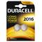 Baterie Duracell specialitati lithiu 2*2016 Argintiu