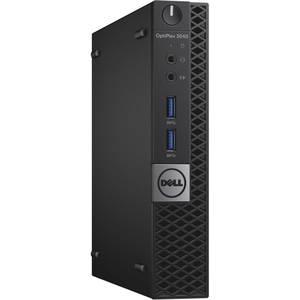 Sistem desktop Dell OptiPlex 3040 Micro Intel Core i3-6100 4GB DDR3 128GB SSD Windows 7 Pro upgrade Windows 10 Pro Black