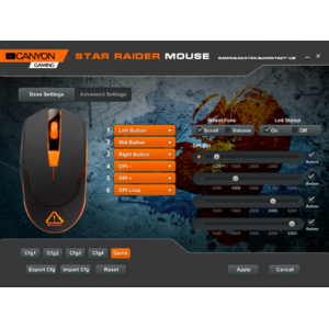Mouse gaming Canyon CND-SGM1 Star Raider black