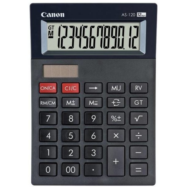 Calculator de birou AS120 12DIG Dark Grey thumbnail