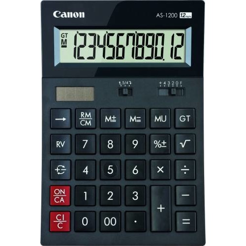 Calculator de birou AS1200 12DIG Dark Grey