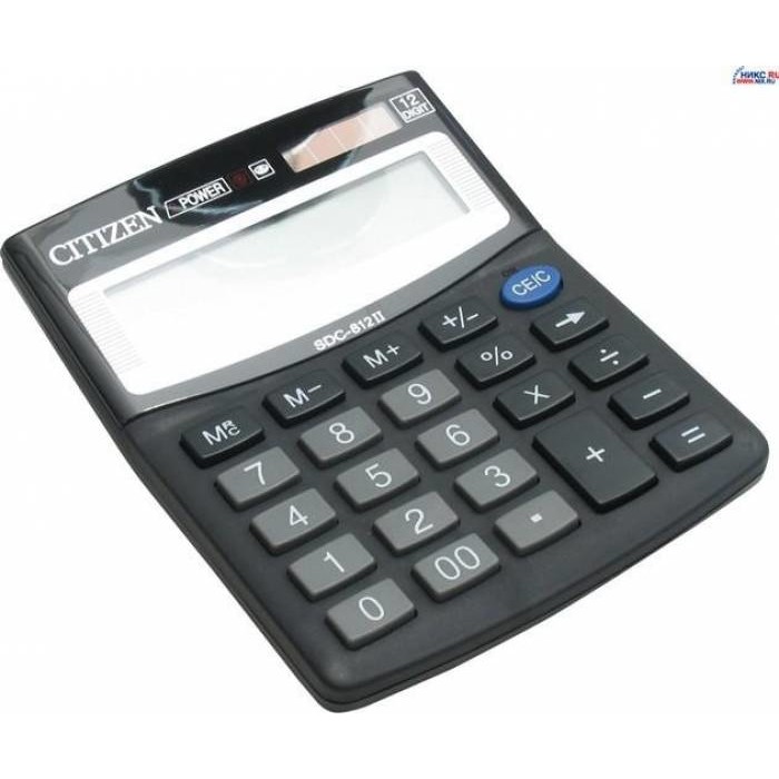 Calculator de birou SDC812BII Black