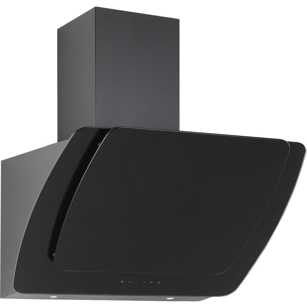 Hota Decorativa MISTERO 90cm Touch Control 586mc/h 1 motor 5 viteze Sticla Neagra