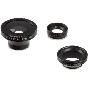 Set lentile magnetice Kitvision KV31MLEN 3 in 1 - Macro / Fish-eye / Wide Angle Lens