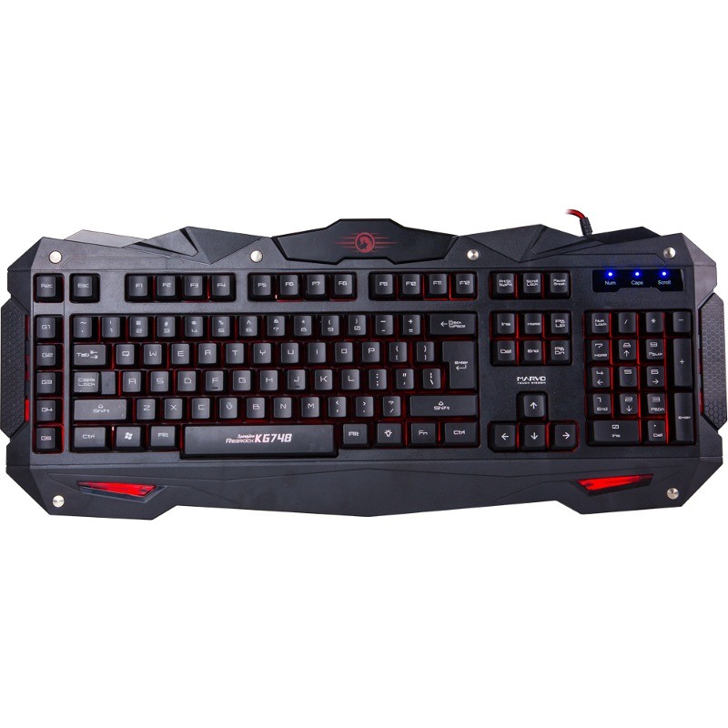 Tastatura gaming KG748 USB Negru