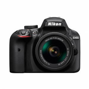Aparat foto DSLR Nikon D3400 24.2 Mpx Kit AF-P 18-55mm VR Negru