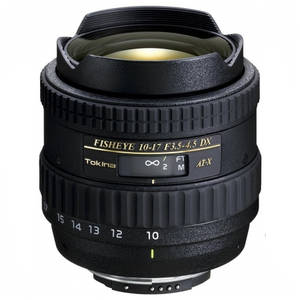 Obiectiv Tokina ATX 10-17mm f/3.5-4.5 DX fisheye pentru Nikon
