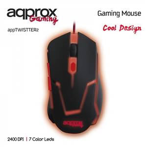 Mouse gaming Approx Twister 2 Black