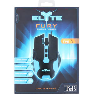 Mouse gaming TnB Fury Black / Blue