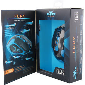 Mouse gaming TnB Fury Black / Blue