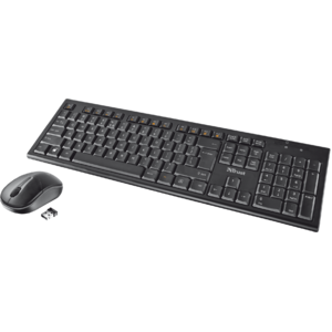 Kit tastatura si mouse Trust Nola Wireless Black