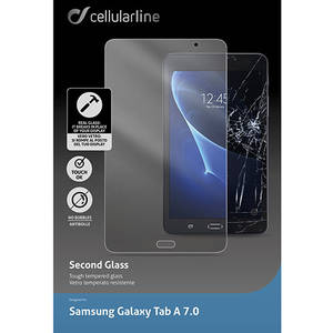 Folie protectie tableta Cellularline TEMPGLASBGTABA70 Sticla Securizata Clasica Anti-Shock pentru SAMSUNG Galaxy Tab A 7.0