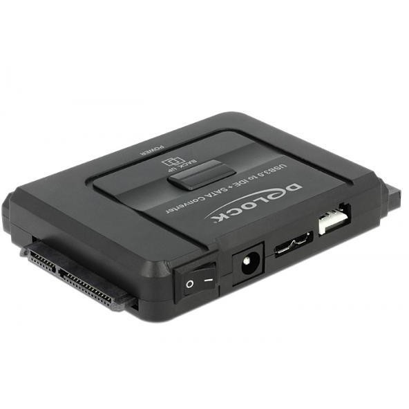 Delock Adaptor portabil USB 3.0 la SATA 3/IDE 40 pini/44 pini Funcție Back-up