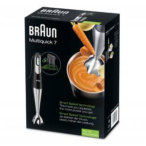 Mixer Braun MQ 700 Soup 750W  2 Viteze  Negru/Inox