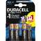 Baterie Duracell Turbo Max AA LR06 3+1 gratis Negru