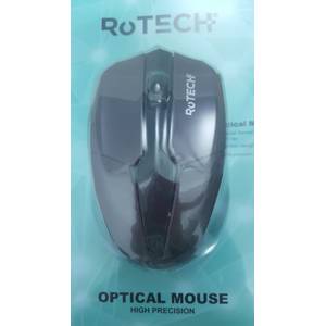 Mouse Rotech USB OPTIC High Precision Black