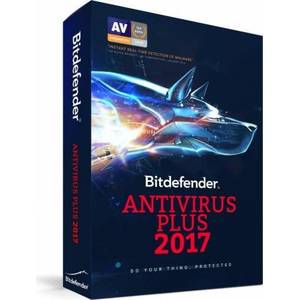 Antivirus BitDefender Antivirus Plus 2017 Retail 1 an 3 useri licenta noua