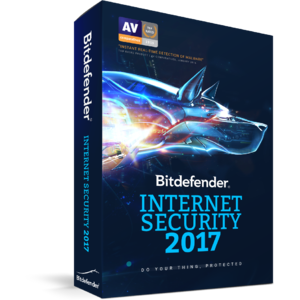 Antivirus BitDefender Internet Security 2017 Retail 1 an 3 useri licenta noua