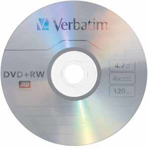 Mediu optic DVD+RW 4.7GB 4x 1Bucata