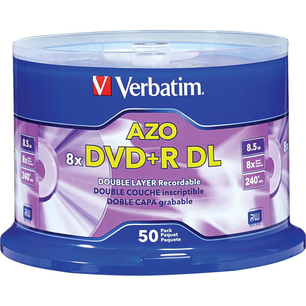 Mediu optic DVD+R DL 8.5GB 8x wide printable surface 50 bucati thumbnail
