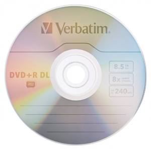 Mediu optic Verbatim BLANK DVD+R SL 16X 4.7GB 50 bucati