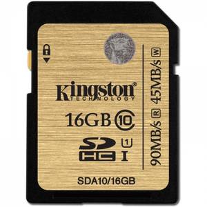 Card Kingston SDHC Ultimate 16GB  Class 10 UHS-I 90MB/s