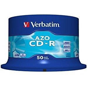 Mediu optic BLANK CD-R AZO 52X 700MB 50 bucati