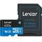 Card Lexar microSDHC 16GB, Class 10, UHS-I, 95MB/s + Adaptor SD