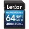 Card Lexar Premium SDXC 64GB CLS10 UHS-I 45MB/s
