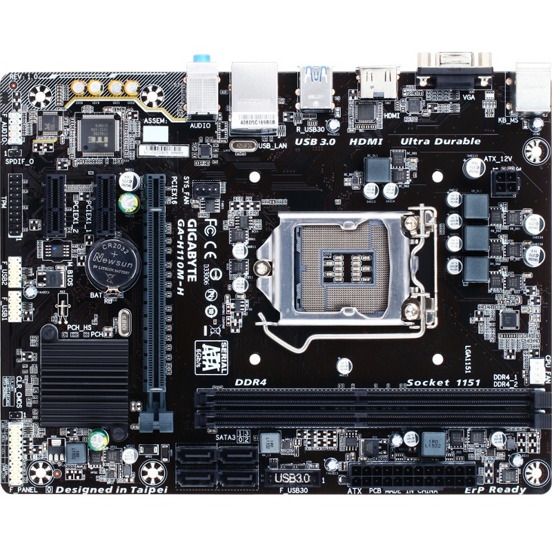Placa de baza H110M-H Intel LGA 1151 mATX thumbnail