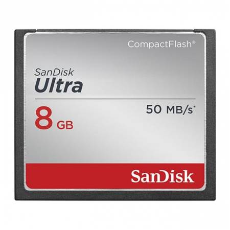 Card Sandisk CF 8GB Ultra 50Mb/s - SDCFHS-008G-G46