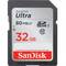 Card Sandisk SDHC Ultra 32GB 80Mb UHS-I U1Class 10