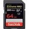 Card Sandisk SDXC 64GB Extreme Pro UHS-II 280 Mb/s SDSDXPB-64GB
