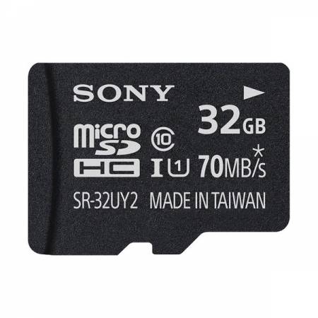 Card Sony microSDHC 32GB, UHS-I, clasa 10, 70MB/s cu adaptor SD