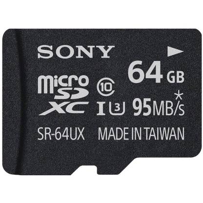 Card Sony microSDXC Expert 64GB - card de memorie clasa 10, 95MB/s