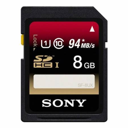 Card Sony SDHC 8GB SF8UX - card memorie clasa 10, UHS-I 94MB/s