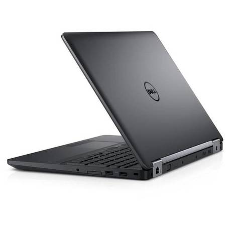 Laptop Dell Latitude 3570 15.6 inch HD Intel Core i5-6200U 4GB DDR3 128GB SSD Backlit KB FPR WiFi AGN Windows 10 Pro Black