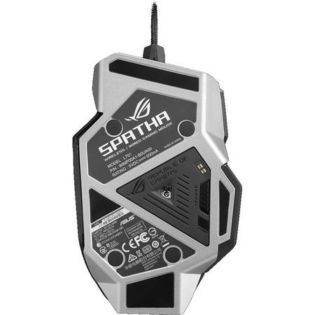 Mouse gaming ASUS ROG Spatha Wireless 8200 DPI 12 Butoane Programabile Negru
